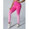 imageBALEAF Womens Leggings with Pockets Tummy Control Workout High Waisted Athletic Running 78 Ultra Soft Gym Yoga Ankle PantsGradient Pink