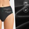 imageBALEAF Womens Swim Bottoms High Waisted Bathing Suit Bottom Modest Bikini Bottom Full Coverage Swimsuits Black XL