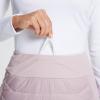 imagebaleaf Womens 17quot Puffer Quilted Skirt Lightweight Insulated Warm Snow Skirts Hiking Running Golf OutdoorsLight Purple
