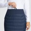 imagebaleaf Womens 17quot Puffer Quilted Skirt Lightweight Insulated Warm Snow Skirts Hiking Running Golf OutdoorsNavy