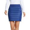 imageBALEAF Womens 17quot Puffer Quilted Skirt Lightweight Insulated Warm Snow Skirts Hiking Running Golf OutdoorsBlue