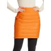 imageBALEAF Womens 17quot Puffer Quilted Skirt Lightweight Insulated Warm Snow Skirts Hiking Running Golf OutdoorsOrange