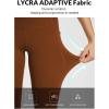 imageBALEAF Freeleaf Womens 78 Yoga Leggings with Pockets High Waisted 27quot Workout Lounge Leggings Cozy Soft Athletic PantsBrown