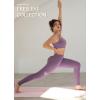 imagebaleaf Freeleaf Womens Sports Bra Longline Molded Cup Yoga Bra Thin Strap Low Impact Workout Crop Tank TopsPurple