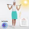 imagebaleaf Womens 20quot Golf Skirts Knee Length Skorts Athletic Modest Long Acitive Casual Pockets UV Protection01mint Green