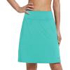 imagebaleaf Womens 20quot Golf Skirts Knee Length Skorts Athletic Modest Long Acitive Casual Pockets UV Protection01mint Green