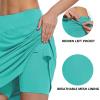 imagebaleaf Womens 20quot Golf Skirts Knee Length Skorts Athletic Modest Long Acitive Casual Pockets UV Protection01mint Green