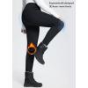 imagebaleaf Womens Fleece Lined Snow Ski Pants Waterproof Windproof Softshell Insulated Slim Thermal Pants Zipper Bottom LegBlack