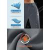imagebaleaf Womens Fleece Lined Snow Ski Pants Waterproof Windproof Softshell Insulated Slim Thermal Pants Zipper Bottom LegDark Gray