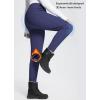 imagebaleaf Womens Fleece Lined Snow Ski Pants Waterproof Windproof Softshell Insulated Slim Thermal Pants Zipper Bottom LegNavy Blue