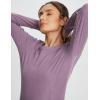 imagebaleaf Womens Long Sleeve Workout Tops Active Running Shirts Loose Fit Quick Dry Athletic SoftPurplesoft