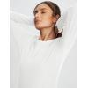 imagebaleaf Womens Long Sleeve Workout Tops Active Running Shirts Loose Fit Quick Dry Athletic SoftWhitesoft