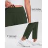 imagebaleaf Womens Pants with Zipper Pockets Stretch Golf Pants High Waist Travel Athletic Work Casual UPF50Greenfleece Lined
