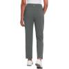 imagebaleaf Womens Pants with Zipper Pockets Stretch Golf Pants High Waist Travel Athletic Work Casual UPF50Greyfleece Lined