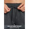 imagebaleaf Womens Pants with Zipper Pockets Stretch Golf Pants High Waist Travel Athletic Work Casual UPF50Thermaldark Grey