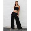 imagebaleaf Womens Track Pants Athletic Jogging Sweatpants Zipper Pockets WarmUp Sports Running PantsBlackzipper Pockets