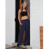 imagebaleaf Womens Track Pants Athletic Jogging Sweatpants Zipper Pockets WarmUp Sports Running PantsNavyzipper Pockets