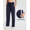 imagebaleaf Womens Track Pants Athletic Jogging Sweatpants Zipper Pockets WarmUp Sports Running PantsNavyzipper Pockets