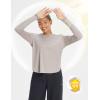 imagebaleaf Womens UPF 50 Sun Shirt with Hoodie SPF Long Sleeve UV Protection Clothing Hiking Fishing Outdoor LightweightHeather Khaki