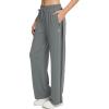 imagebaleaf Womens Track Pants Athletic Jogging Sweatpants Zipper Pockets WarmUp Sports Running PantsDark Grayzipper Pockets