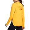 imagebaleaf Womens UPF 50 Sun Shirt with Hoodie SPF Long Sleeve UV Protection Clothing Hiking Fishing Outdoor LightweightYellow