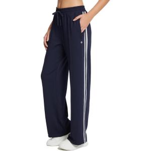 imagebaleaf Womens Track Pants Athletic Jogging Sweatpants Zipper Pockets WarmUp Sports Running PantsNavyzipper Pockets