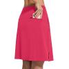 imagebaleaf Womens 20quot Knee Length Golf Skorts Long Athletic Tennis Skirts for Women Active Casual Pockets UV Protection01deep Pink