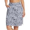 imagebaleaf Womens 20quot Knee Length Golf Skorts Long Athletic Tennis Skirts for Women Active Casual Pockets UV Protection02white Leopard