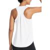 imagebaleaf Womens Workout Tank Tops Athletic Yoga Top Racerback Sleeveless Running Shirts Quick Dry Gym Outdoor UPF5001white