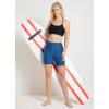 imagebaleaf Womens 3quot5quot6quot8quot High Waisted Swim Shorts Tummy Control Swimsuits Bottoms Modest Board Shorts UPF 50Blue