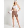 imagebaleaf Womens 3quot5quot6quot8quot High Waisted Swim Shorts Tummy Control Swimsuits Bottoms Modest Board Shorts UPF 50Brown