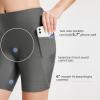 imagebaleaf Womens 3quot5quot6quot8quot High Waisted Swim Shorts Tummy Control Swimsuits Bottoms Modest Board Shorts UPF 50Grey