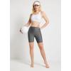 imagebaleaf Womens 3quot5quot6quot8quot High Waisted Swim Shorts Tummy Control Swimsuits Bottoms Modest Board Shorts UPF 50Grey