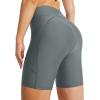 imagebaleaf Womens 3quot5quot6quot8quot High Waisted Swim Shorts Tummy Control Swimsuits Bottoms Modest Board Shorts UPF 50Grey