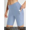 imagebaleaf Womens 3quot5quot6quot8quot High Waisted Swim Shorts Tummy Control Swimsuits Bottoms Modest Board Shorts UPF 50Ice Blue