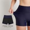 imagebaleaf Womens 3quot5quot6quot8quot High Waisted Swim Shorts Tummy Control Swimsuits Bottoms Modest Board Shorts UPF 50Navy