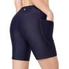 imagebaleaf Womens 3quot5quot6quot8quot High Waisted Swim Shorts Tummy Control Swimsuits Bottoms Modest Board Shorts UPF 50Navy