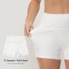 imagebaleaf Womens 3quot5quot6quot8quot High Waisted Swim Shorts Tummy Control Swimsuits Bottoms Modest Board Shorts UPF 50White