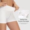 imagebaleaf Womens 3quot5quot6quot8quot High Waisted Swim Shorts Tummy Control Swimsuits Bottoms Modest Board Shorts UPF 50White