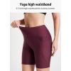 imagebaleaf Womens 3quot5quot6quot8quot High Waisted Swim Shorts Tummy Control Swimsuits Bottoms Modest Board Shorts UPF 50Wine