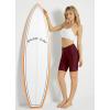 imagebaleaf Womens 3quot5quot6quot8quot High Waisted Swim Shorts Tummy Control Swimsuits Bottoms Modest Board Shorts UPF 50Wine