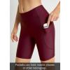imagebaleaf Womens 3quot5quot6quot8quot High Waisted Swim Shorts Tummy Control Swimsuits Bottoms Modest Board Shorts UPF 50Wine