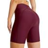 imagebaleaf Womens 3quot5quot6quot8quot High Waisted Swim Shorts Tummy Control Swimsuits Bottoms Modest Board Shorts UPF 50Wine