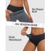 imagebaleaf Womens 4D Padded Bike Underwear Cycling Shorts Biking Bicycle MTB Briefs Gear Clothes Biker PaddingBlack