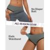 imagebaleaf Womens 4D Padded Bike Underwear Cycling Shorts Biking Bicycle MTB Briefs Gear Clothes Biker PaddingDark Gray