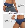imagebaleaf Womens 4D Padded Bike Underwear Cycling Shorts Biking Bicycle MTB Briefs Gear Clothes Biker PaddingNavy Blue