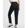 imagebaleaf Womens Travel Pants with 6 Pockets Work Lightweight Stretch Ankle Petite Dressy Casual Golf Busniess SlacksBlack