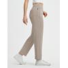 imagebaleaf Womens Travel Pants with 6 Pockets Work Lightweight Stretch Ankle Petite Dressy Casual Golf Busniess SlacksKhaki