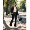 imagebaleaf Womens Yoga Dress Pants Bootcut Work Leggings with 4 Pockets Stretch High Waisted Slacks Travel Casual 30quotBlack