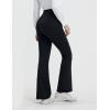imagebaleaf Womens Yoga Dress Pants Bootcut Work Leggings with 4 Pockets Stretch High Waisted Slacks Travel Casual 30quotBlack